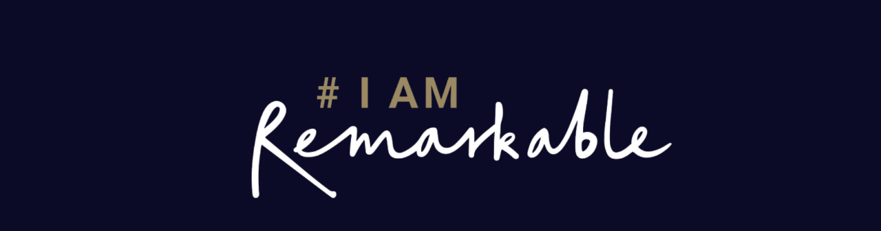Immagine I Am Remarkable blu