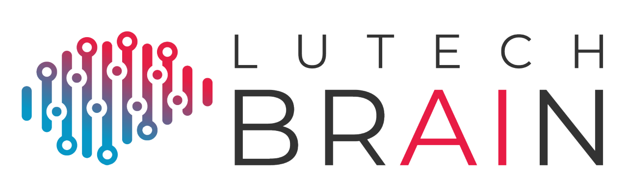 Logo Lutech Brain Original Orizzontale