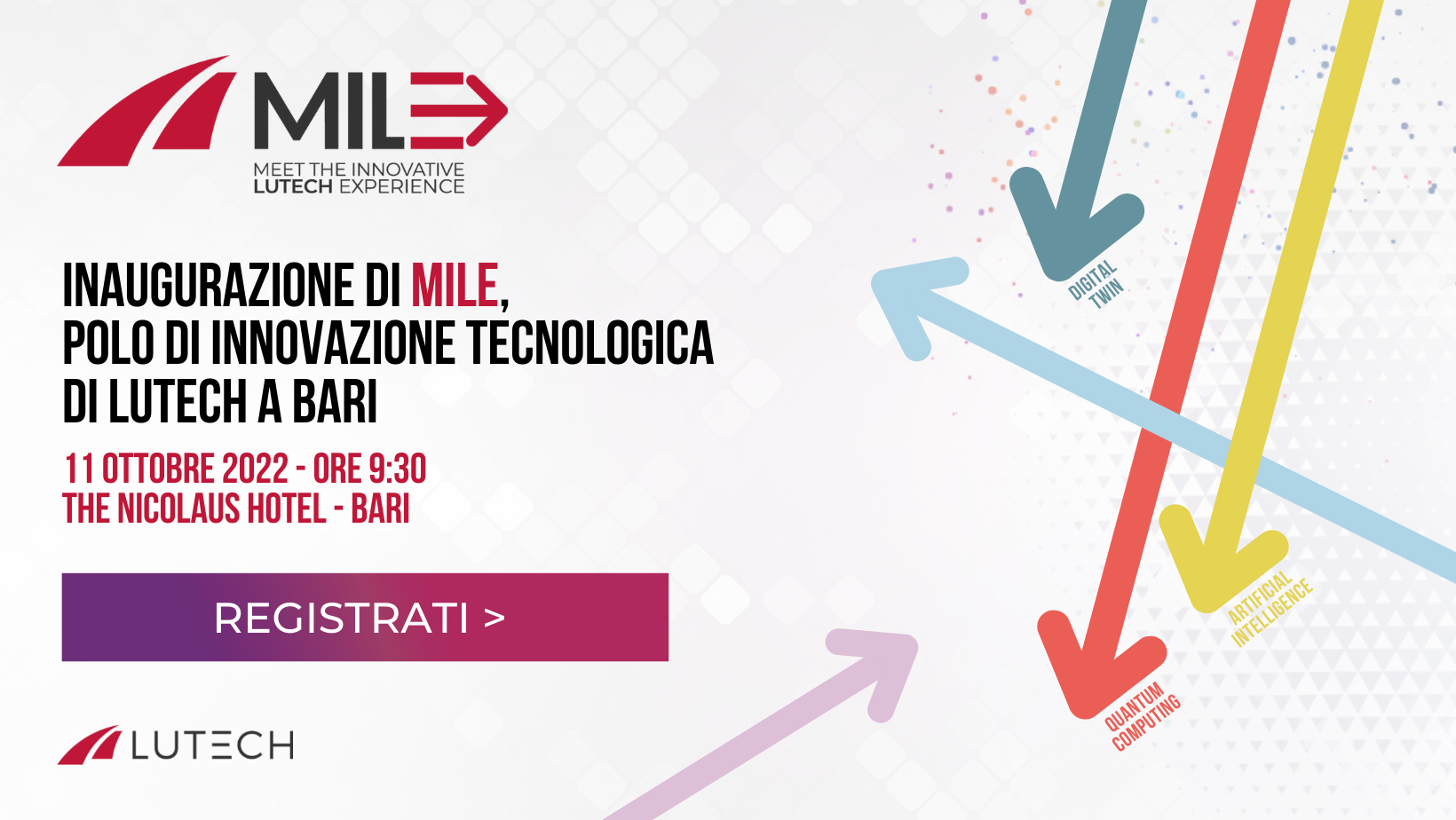 Inauguration Of Lutech Innovation Hub In Bari - Mile | Lutech