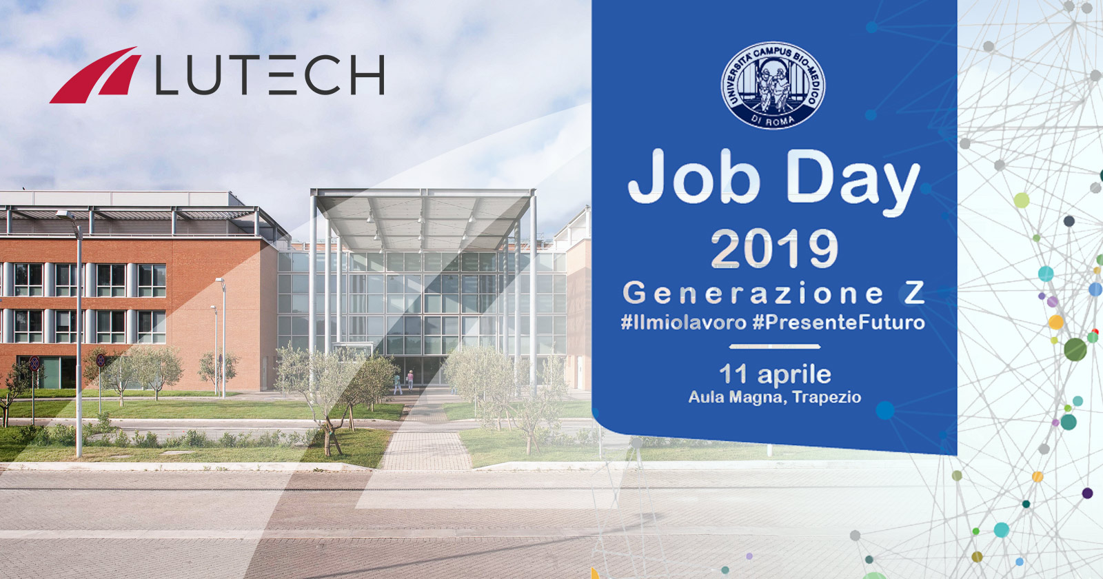 Lutech al “Job DAY 2019” organizzato dall’ Università Campus Biomedico di Roma