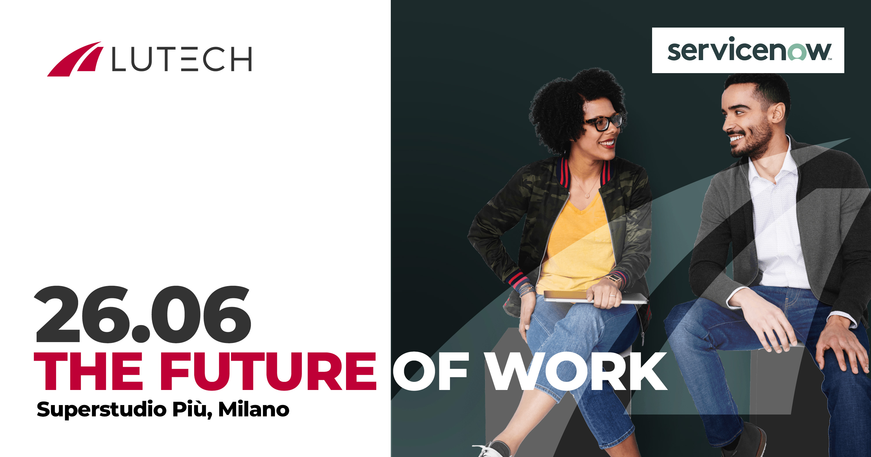 The Future of Work è l'evento di ServiceNow sponsorizzato da Lutech